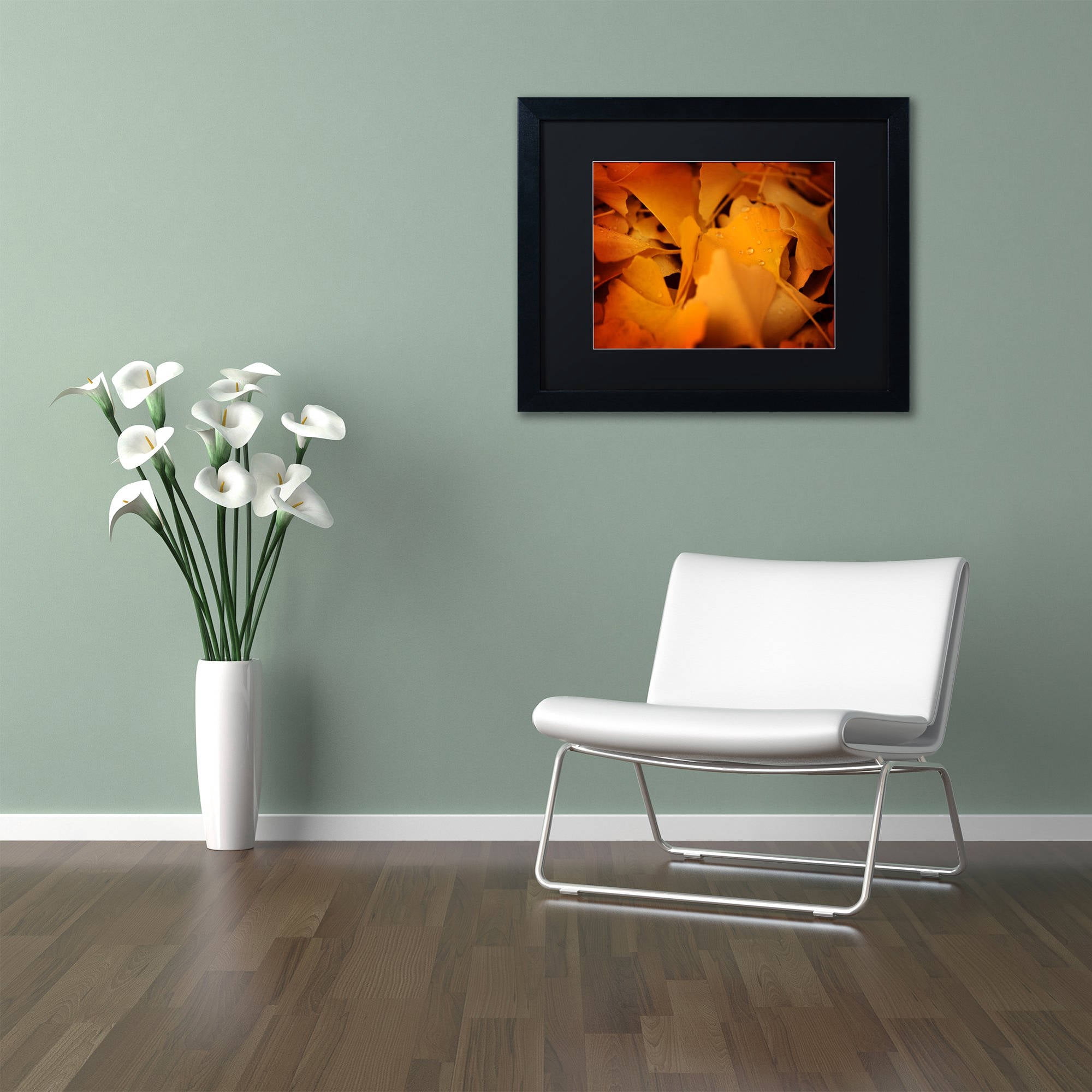 Trademark Fine Art "Divine Pearls" Canvas Art by Philippe Sainte-Laudy Black Matte, Black Frame