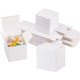 thumbnail image 1 of 60 cajas de regalo de papel blanco, ideales para obsequios de fiesta, de 5 x 5 x 5 cm (2 x 2 x 2 pulgadas), con tapa, para envolver regalos o como detalle para bodas., 1 of 9