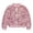 Pink, variant on Girls Zip Up Sequin Bomber Jacket Ribbed Collar Cuff Hem Coat Kids All Pattern Glitter Casual Top Blue 5-6 Years