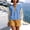 Sky Blue, variant on Women Crew Neck Half Button Chiffon Spliced Ruffle Long Sleeve Loose Pullover Sweatshirt Color Block Spring Fall Winter L