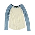 thumbnail image 1 of Camiseta Básica Aeropostale para Mujer Manga Larga Raglán Color Blanco Hueso Pequeña, 1 of 2