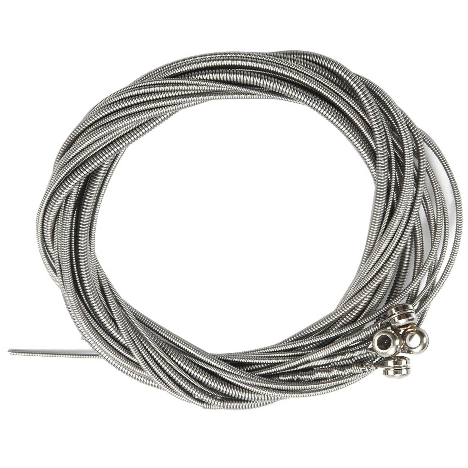 32 Pcs Stainless Steel Strings Guitar Parts Accessories Guitar String Silver Plated Gauge Guitar