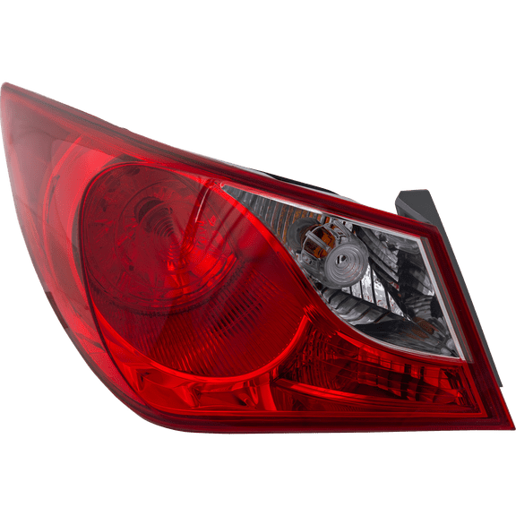 Garage-Pro Driver Side, Outer Tail Light Compatible with Hyundai Sonata 2011-2014 OE Replacement, Halogen, With bulb(s), CAPA