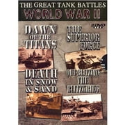 Angle View: Great Tank Battles Of WWII: Dawn Of The Titans/ The Superior Force/ Death In Snow & Sand/ Out-Blitzing The Blitzkrieg, The