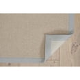 thumbnail image 4 of Contemporary Home Living 1.75' x 2.75' Tufted Solid Bordered Area Throw Rug - Brown and Ice Blue, 4 of 7