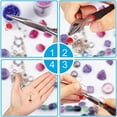 thumbnail image 4 of Kit de Fournitures pour Fabrication de Bijoux - Outil de Réparation de Bijoux avec Accessoires, Pinces, Apprêts et Fils de Perles pour Adultes et Débutants, 4 of 8