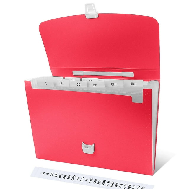 Cqxid Office Cabinet Under $10 Home & Garden Office&Craft&Stationery Handheld 7 Layer Expandable School Test Papers Files Folder File Folder With 2 Sheets Sticky Index Tabs