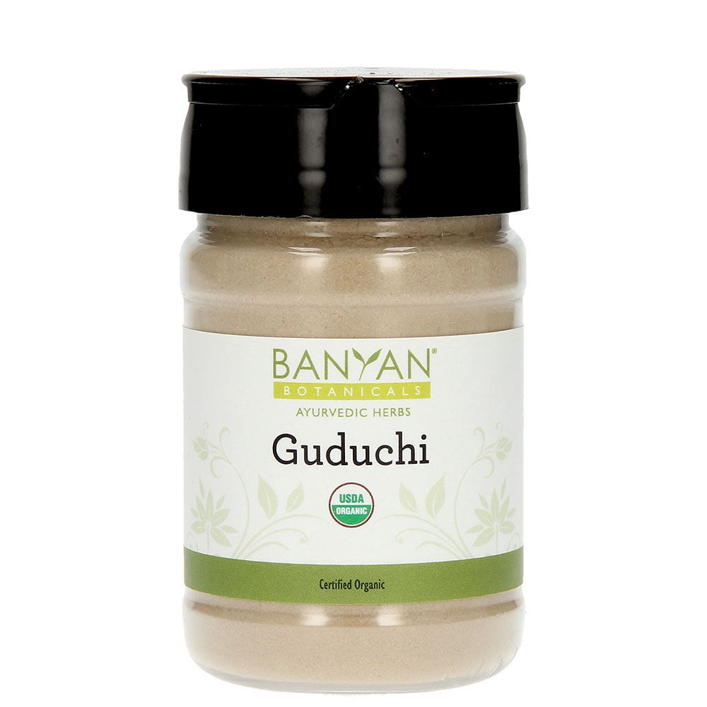 Banyan Botanicals Guduchi Stem Powder USDA Organic, Spice Jar Rejuvenating Herb for