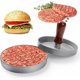 thumbnail image 1 of Prensa para hamburguesas BRI Aluminio antiadherente mango de madera 12 cm, 1 of 5