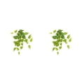 thumbnail image 4 of Wosthever Hojas falsas vides plantas colgantes artificiales hoja al aire libre hogar habitación jardín maceta porche decoración accesorio Type1 NO1, 4 of 6