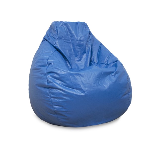 GOLD MEDAL® Bean Bag, Vinyl, Medium 112" Teardrop, Medium Blue