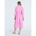 thumbnail image 2 of Free Assembly Women’s and Women's Plus Cotton Eyelet Maxi Shirtdress, Sizes XS-4X, 2 of 4
