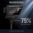 thumbnail image 2 of Teleprompter Neewer X1 Pro II de 9 pulgadas, totalmente metálico, con mando a distancia, 2 of 9
