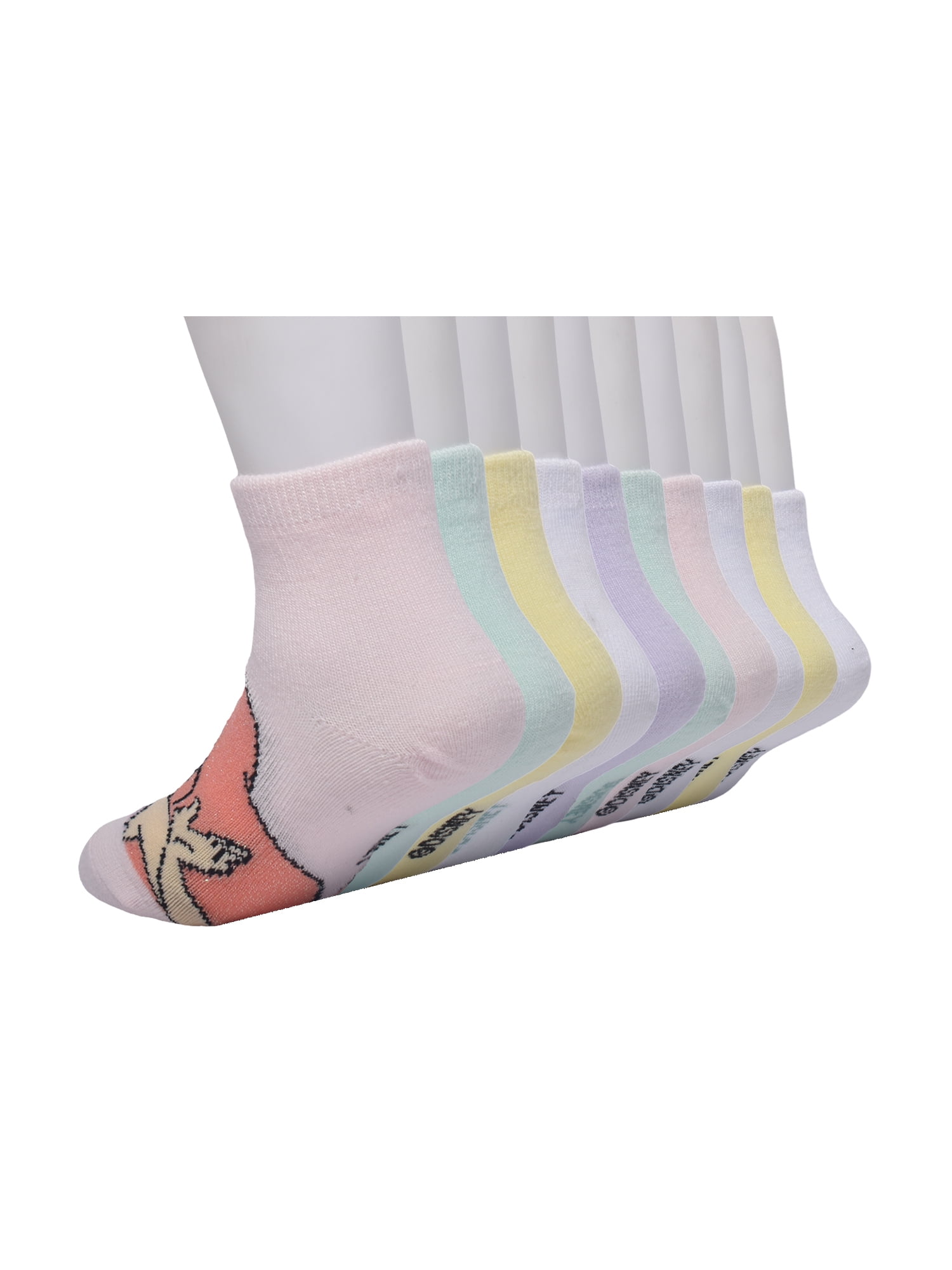 Character Toddler Ankle Socks, 10-pack, Sizes 12M- 5T