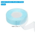 thumbnail image 2 of Uxcell 1 Inch Organza Ribbon 100 Yard Gift Wrapping Ribbon Light Blue, 2 Roll (50Yard/Roll), 2 of 6