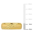 thumbnail image 2 of Everly Men's 14k Yellow Gold Wedding Ring, 2 of 8