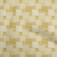 thumbnail image 1 of oneOone Polyester Spandex Yellow Fabric Asian Block Tile Fabric For Sewing Printed Craft Fabric By The Yard 56 Inch Wide, 1 of 4