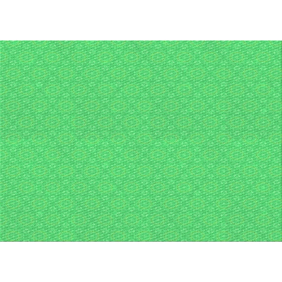 Ahgly Company Indoor Rectangle Patterned Neon Green Area Rugs, 5' x 8'
