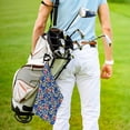 thumbnail image 5 of Easygdp Cute Popcorn Golf Towel 24x16in for Men and Women with Carabiner Clip for Easy Attachment, 5 of 8
