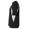 thumbnail image 3 of A4 Cooling Performance Color Block Tee For Youth Male in Black/White NB3181, 3 of 3
