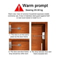thumbnail image 2 of Amdohai Fermoir de Porte Simple en Acier Inoxydable Maison Hôtel Bureau Dispositif de Fermeture de Porte Automatique à Ressort Pratique, 2 of 8