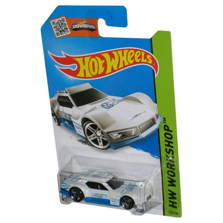 Hot Wheels HW Workshop (2013) White Driftsa Die-Cast Toy Car 238/250