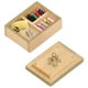 thumbnail image 1 of Caja de costura para casa de muñecas, escala 1:12, elegante, hermosa, simulación de vida amarilla, escena de vida, caja de costura en miniatura, juguete, 1 of 8