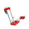 thumbnail image 3 of Xingzhi Woodworking Punch Locator Drill Guide Adjustable Drilling Template Red, 3 of 9