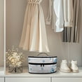 thumbnail image 4 of HELLHERO Santa Claus Snowflake Pattern Steam Irons Storage Bag Compatible with Most Iron Garment Steamer Box Travel Steamer Holder Easy to Clean, Bag Only, 4 of 6