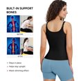 thumbnail image 4 of Corsé faja reductora Nebility con cierre de cremallera, negro, talla XL, 4 of 5