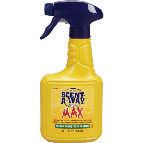 HUNTERS SPECIALTIES 07746 HS SCENT ELIMINATION SPRAY SCENT-A-WAY MAX EARTH 12FL OZ.