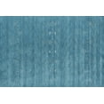 thumbnail image 1 of Ahgly Company Machine Washable Indoor Rectangle Contemporary Blue Ivy Blue Area Rugs, 4' x 6', 1 of 7