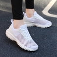 thumbnail image 6 of Women's Breathable Mesh Sneakers Fashion Lace Up Comfortable Lightweight Walking Shoes For Ladies Casual Athletic Footwear, 6 of 9