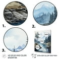 thumbnail image 3 of Designart "Frozen Reflections Alaska I" Landscapes Floater Framed Wall Decor, 3 of 7