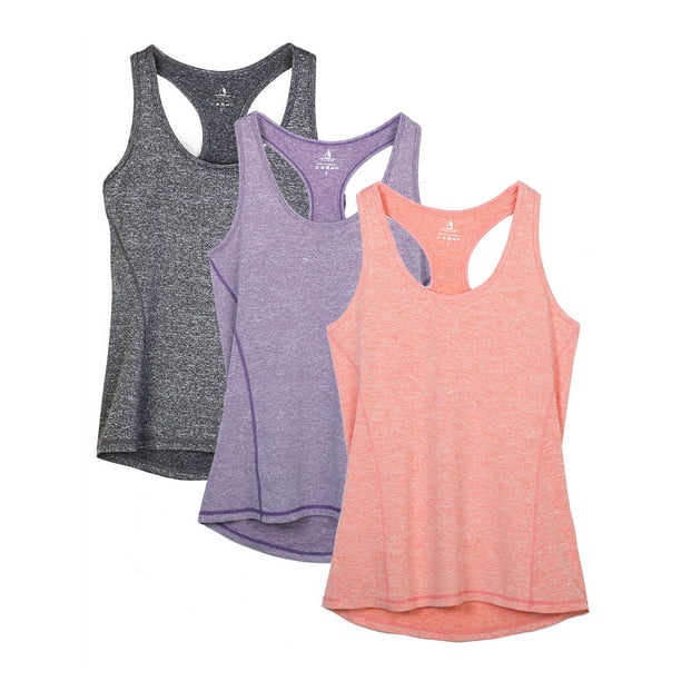 icyzone Workout Tank Tops for Women - Racerback Athletic Yoga Tops, Running  Exercise Gym Shirts(Pack of 3) - Walmart.com