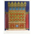 thumbnail image 3 of Augustus Pugin 12x14 Black Modern Framed Museum Art Print Titled - Altar and Dossell, with Curtains (1846), 3 of 5