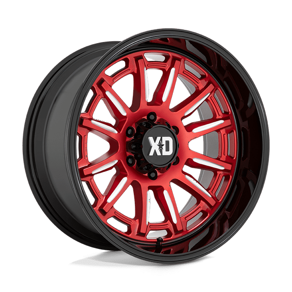 XD Cast Aluminum Rim XD865 20X10 6X5.5 RED-MILL BLK-LP -18MM, XD86521068918N