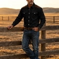 thumbnail image 6 of LONKITO Shirt Jackets for Men Corduroy Casual Button Down Shirts Jacket with Pockets Fall Clothes, 6 of 8