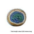 thumbnail image 3 of 193M Segment dyed yarn 5 Strand wool Yarn Sweater DIY Handmade knitted Hat Scarf Sofa Cushion Cake Yarn  Golden Autumn Poetry Rain, 3 of 9