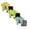 6pcs Baby Boys Summer Outfits-Light Yellow+Light Green+Mint Green, variant on Gerichy Baby Toddler Boys 6 Pieces T-shirts and Shorts Dinosaur Tops & Shorts Summer Outfits for 1t 2t 3t 4t 5t 6t