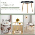 thumbnail image 3 of Nirvana-theme Fitted Round Tablecloths Elastic Edged Table Covers Waterproof Table Cloth for Kitchen Holiday Party Tables Decor 150cm, 3 of 6