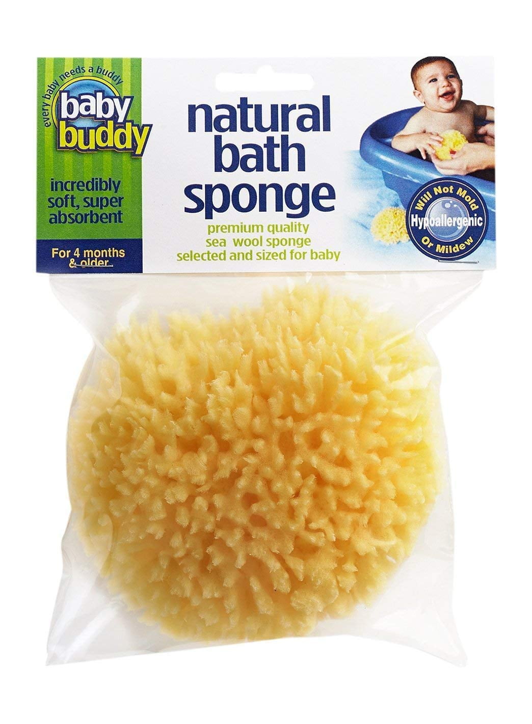 ’s Natural Baby Bath Sponge 45” Ultra Soft Premium Sea Wool Sponge