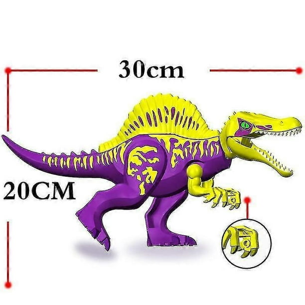 Jurassic Dinosaur World Huge Spinosaurus Moc Accessories Gift Building Blocks Bricks Toys