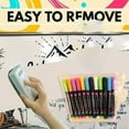 thumbnail image 4 of Erasable Light Board Pen Colorful Water Soluble Liquid Chalk LED Blackboard Highlighter Light Board Pen 50ml, 4 of 6