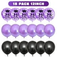 thumbnail image 4 of 18 Birthday Decorations, 18th Birthday Decorations for Men Women, Black Purple 18th Happy Birthday Banner with Balloons, 18 Years Old Birthday Backdrop Yard Signs Eighteen Birthday Decor Supplies, 4 of 7