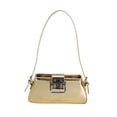 thumbnail image 1 of Bolso de hombro para mujer, bolso de mano brillante, bolso tipo cartera, bolso de hombro de viaje elegante para mujer Oro, 1 of 9