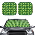 thumbnail image 2 of Xecao Tennis Balls for Foldable Car Sun Shades (2-Pack) offer sun protection with an easy-fold design for convenient windshield shading., 2 of 7