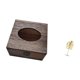thumbnail image 5 of Caja de pañuelos de madera con forma de hoja, escultura, soporte para pañuelos faciales, dispensador, organizador, bandeja para toallas de mano, servi, 5 of 8