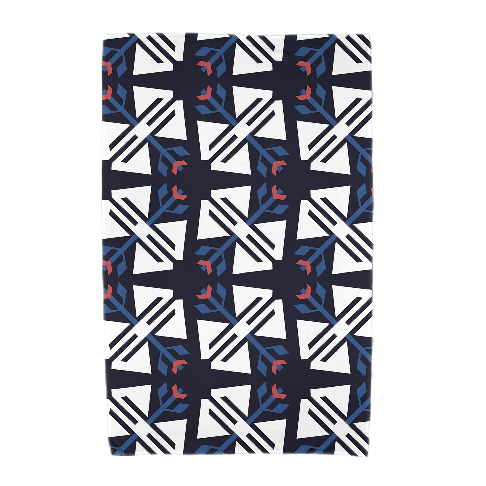 Simply Daisy 30" x 60" Jodhpur Ditsy Geometric Print Beach Towel