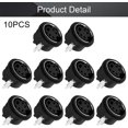 thumbnail image 4 of HUGFEGWE 10Pcs S-Video PCB Mount 4 Pin Jack Socket Connector Audio Video Connector Black MDC-4-04 U2536-19585, 4 of 7
